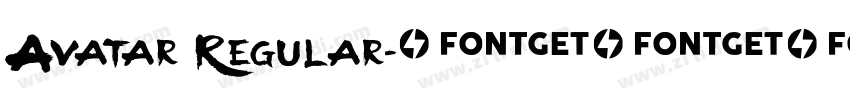 Avatar Regular字体转换